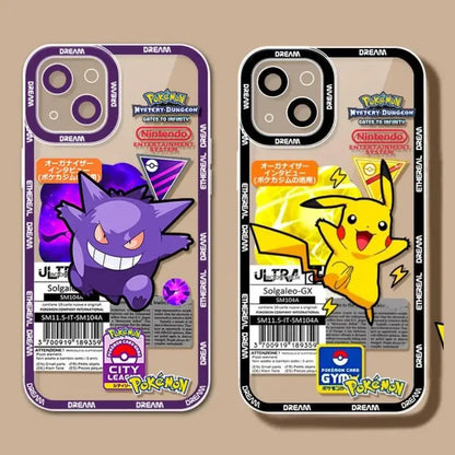 Pokemon Gengar Pikachu Case For Realme C63 C65 12 Pro Plus C67 C53 C55 C15 C21Y Cover Soft Silicone Couqe