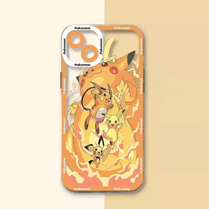 Anime Gengar Pikachu Casing For OPPO Reno 13F 13 12F 11F 12 11 10 8 Pro Plus 8T 8Z 7Z 7 6 Realme C75 C65 C63 Psyduck Soft Case