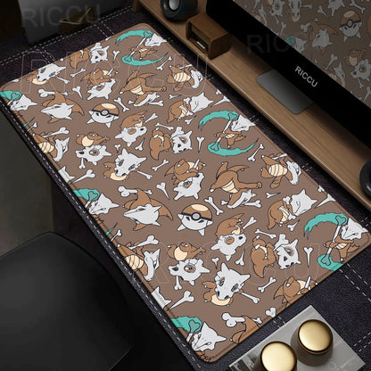 Kawaii Cubone Large Mouse Pad Gamer XXL Pc Keyboard Mouse Mat Tapis Souris Gaming HD P-Pokemons Rubber Mousepad Desk Accessories
