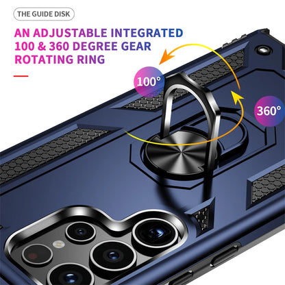 For Samsung Galaxy S24 Ultra Case Magnetic Stand Ring Phone Case For Samsung S24 + Plus S 24 Ultra Shockproof Armor Back Cover