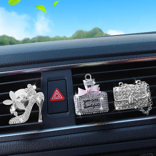 Car Air Conditioner Vent Perfume Clip Air Freshener Auto Interior