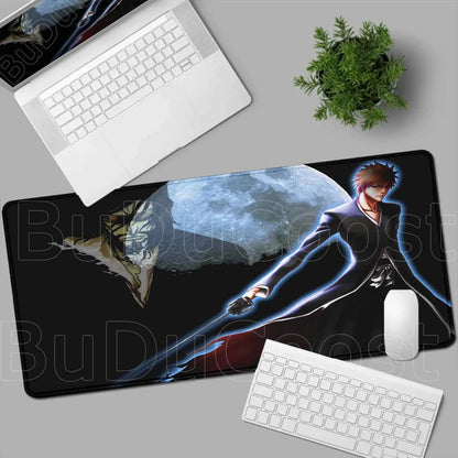 Super Cool Anime BLEACH Large Mouse Pad Laptop Gaming Cabinet Pc Keyboard Computer Desk Mat 900x400mm Gamer Accessories Mousepad