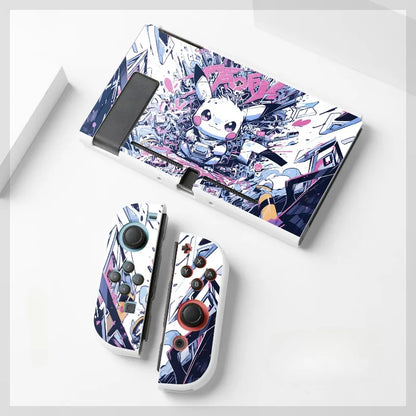 Pokemon Pikachu Soft TPU Skin Protective Case for Nintendo Switch NS OLED Joy-Con Controller Protection Housing Shell Cover Gift