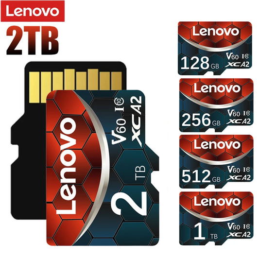 Lenovo Memory Card 1TB 2TB High Speed Micro TF SD Card master copy version 512GB SD Card V60 U3 TF Card For Nintendo Switch Ps4 Ps5 Game