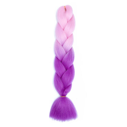 AZQUEEN 24 Inch Jumbo Braids Extensions Synthetic Braiding Hair Afro Ombre Color kanekalon Hair for Children Braid