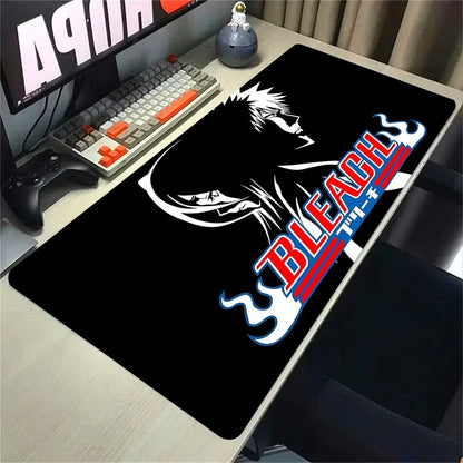Hot Anime Bleach Mouse Pad Large Mousepad Manga Panel Laptop Office Shounen Rubber Soft Table Pc Gaming HD Printing Non-Slip Mat