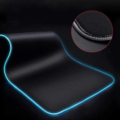 RGB Mouse Pad P-Pokemons Charizard Gamer Computer Gyarados Pc Backlight Mousepad Carpet Gaming Accessories Keyboard LED Desk Mat