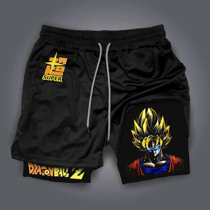 Official DragonBall Anime Suitable for Project Sports Badminton Anime Gender-Free Kei Style Retro Breathable Quick-Drying Shorts