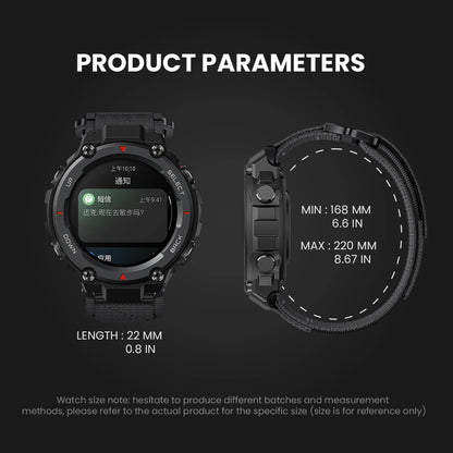 Nylon Strap For Amazfit T-rex  2 3 Ultra Watch Band For Huami Amazfit Trex Pro T Rex  Sport Belt Smartwatch Bracelet Accessories