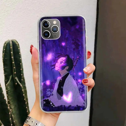 Demon😈Slayer Phone Case For Apple iPhone 15 14  Soft Shell