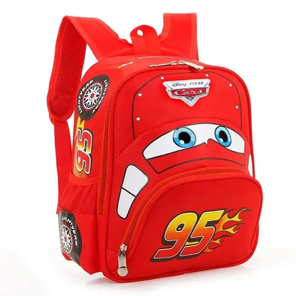 Hot kindergarten cartoon 95 car Travel bag 3D waterproof  boys 2-5 years old children backpack