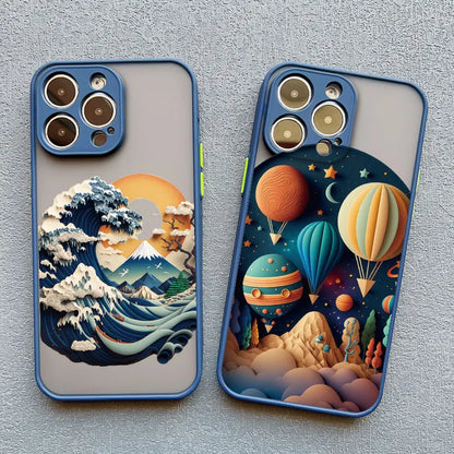 Printing Landscape Phone case For iPhone 15 14 7 8 Plus XS X XR 14 13