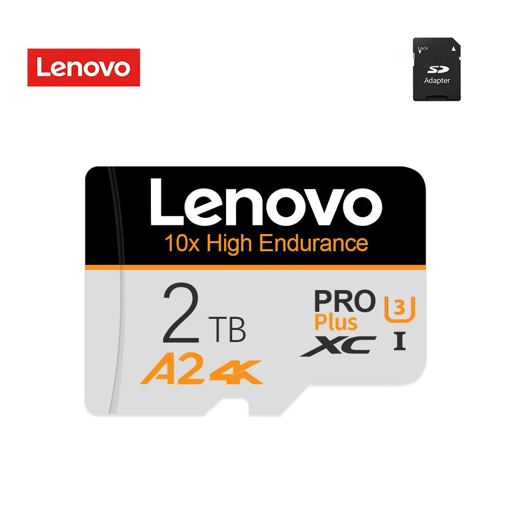 Tarjeta de memoria Lenovo 2TB Clase 10, 1TB, 512GB, 256GB, Mini tarjeta SD, tarjeta Micro TF SD, 128GB, tarjeta de memoria Flash SD/TF para Nintendo Switch