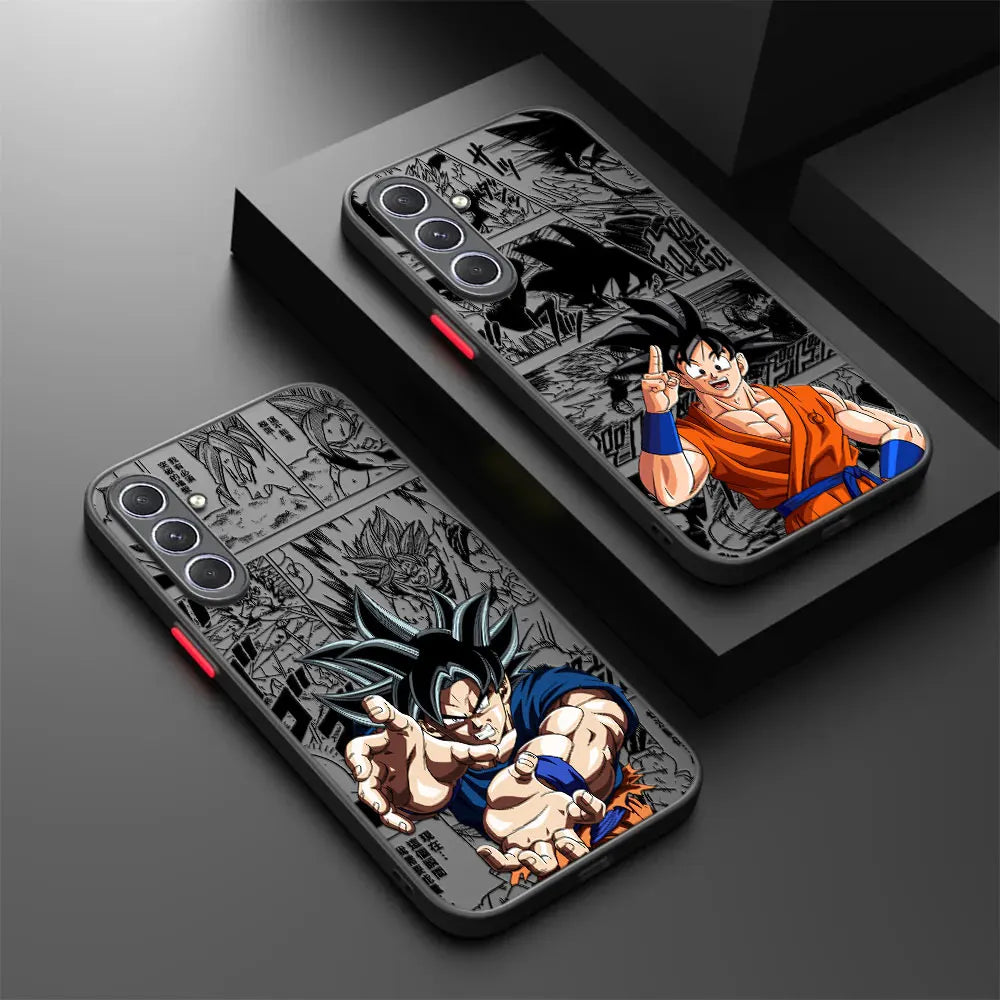 Gokuu Balls Anime Case For Samsung A30 A50 A70S A20S A7 Funda For Galaxy S24 S23 Ultra A13 A14 A33 A52 A53 A72 Cover