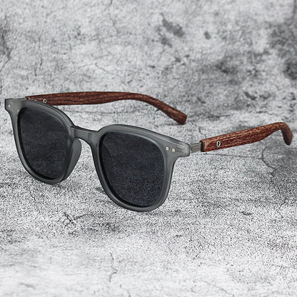 Men’s Vintage PC Frame Sunglasses - Classic Brand Driving Eyewear with Coating Lens