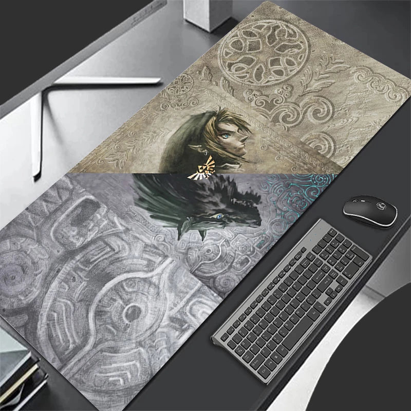 Gaming Mouse Pad The L-Legends of Z-Zeldas HD Custom Mousepad PC Laptop Keyboard Office Table Mat Large Mouse Mats Anime Deskmat