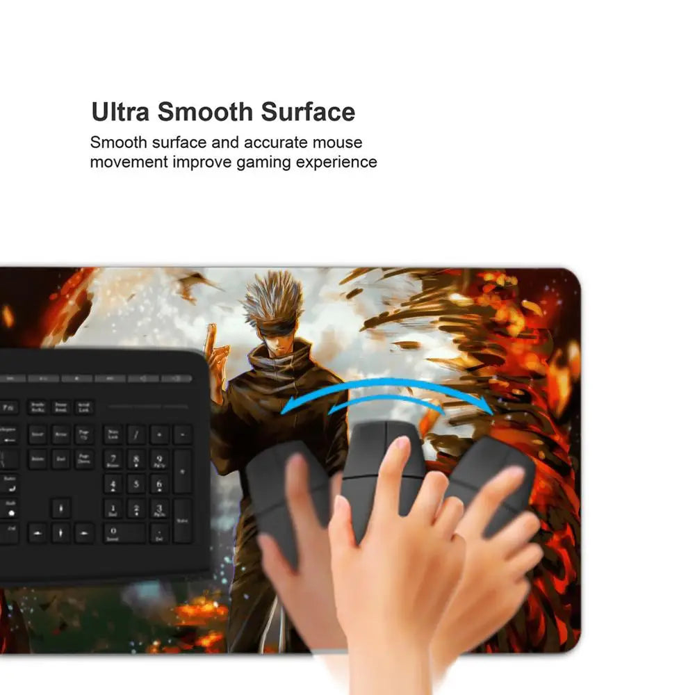 Satoru Gojo Anime Boy Mousepad Anime Mouse Pad Gamer XL Computer HD Home Mousepad XXL Mouse Mat Non-Slip