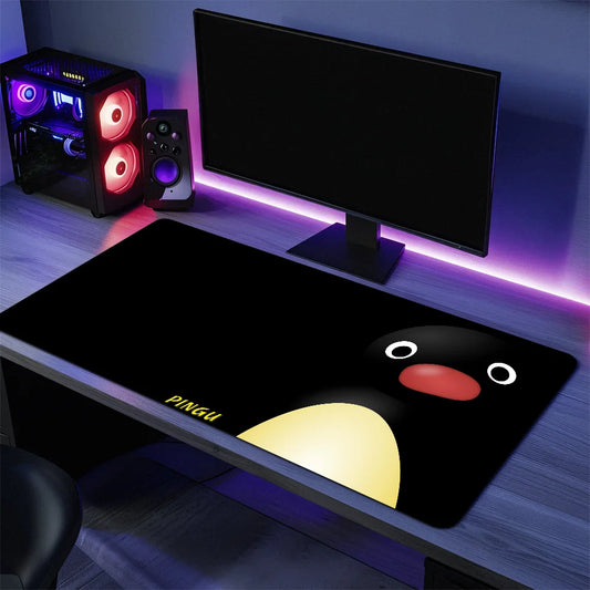 Mousepads Penguin Pingu Mat Non-slip Lockedge Office Student Gaming Thickened Large Writing Pad Cushion Mouse Pad