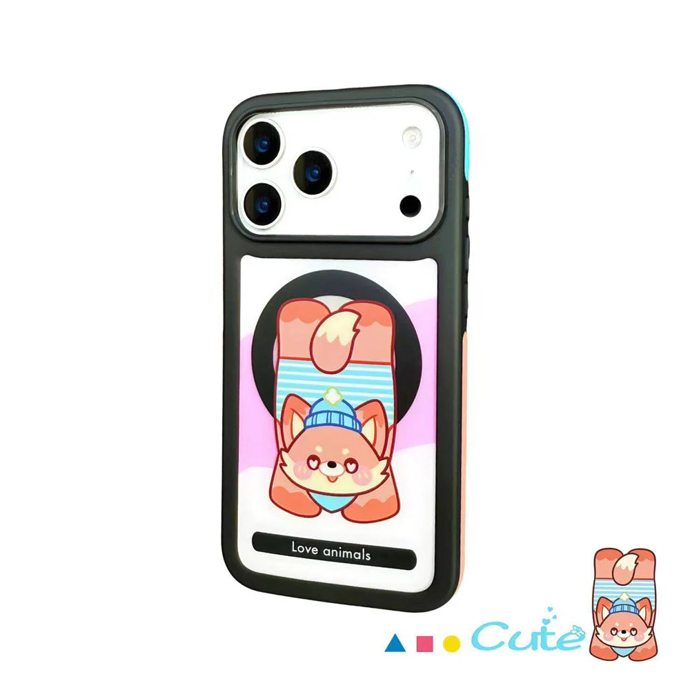 For iPhone 17 13 14 15 16 Pro Max Case Magsafe Happy Dapamine Color Anti-Collision Drop-proof Protective Cover for Summer Girls