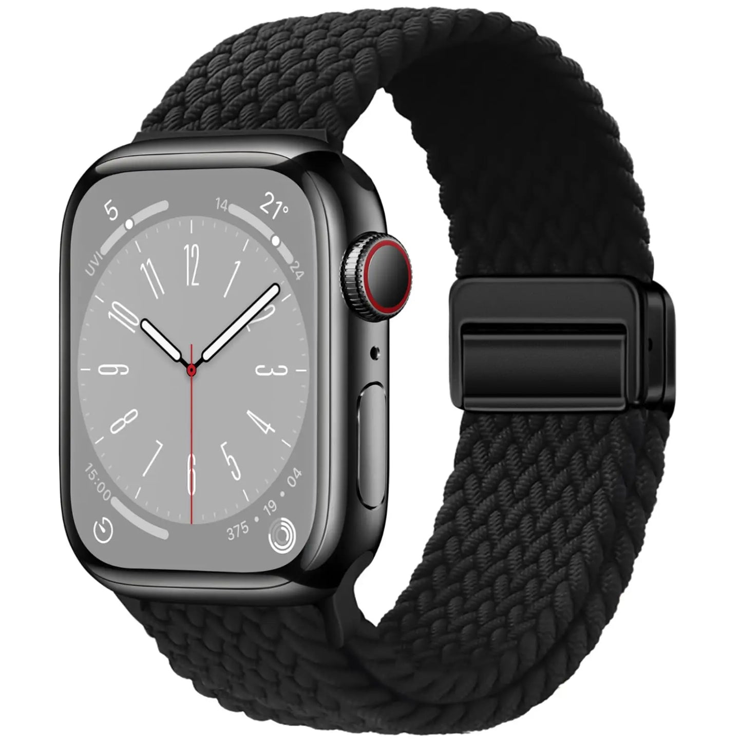 Braided Strap For Apple Watch Band 44mm 40mm 45mm 49mm 41mm 38 buckle Bracelet iWatch Series se 7 3 6 8 9 Ultra 2 Magnetic Band