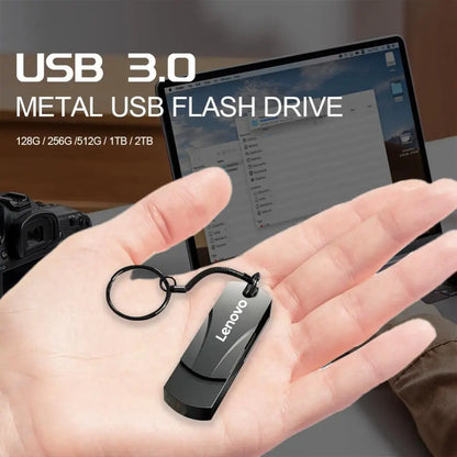 Lenovo USB 3,2 unidad Flash Usb 16TB 8TB Pendrive De alta velocidad 4TB 2TB DC4 USB resistente al agua Memoria Flash para Ps4 Ps5