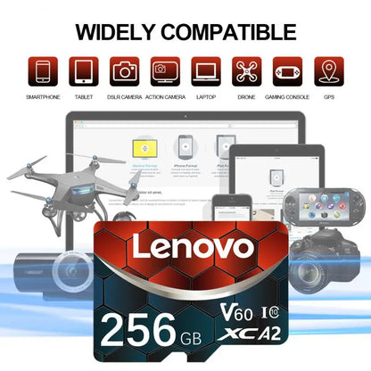 Lenovo Memory Card 1TB 2TB High Speed Micro TF SD Card master copy version 512GB SD Card V60 U3 TF Card For Nintendo Switch Ps4 Ps5 Game