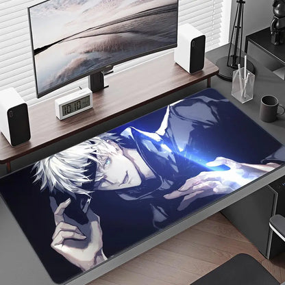 Satoru Gojo Anime Boy Mousepad Anime Mouse Pad Gamer XL Computer HD Home Mousepad XXL Mouse Mat Non-Slip