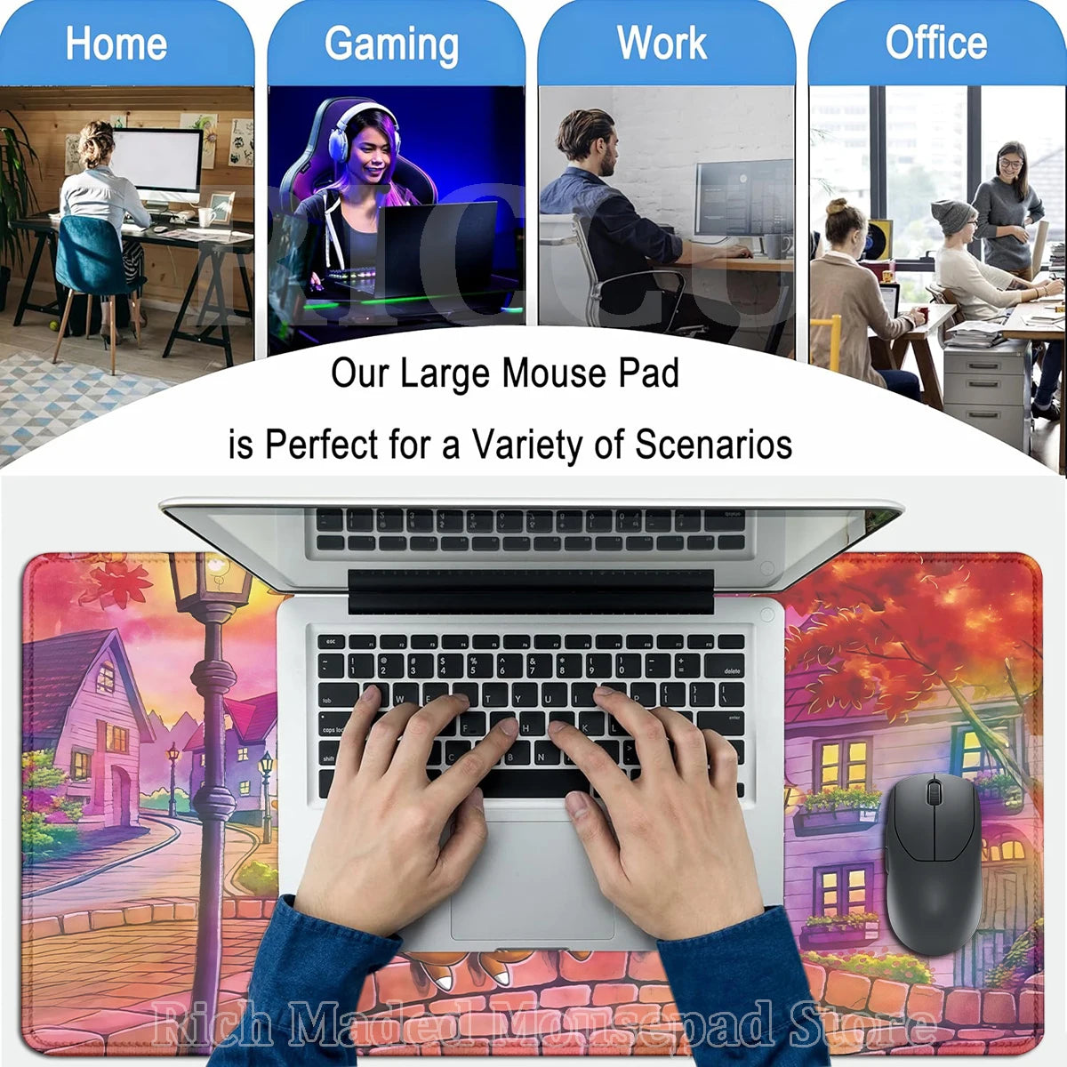 Kawaii Cubone Large Mouse Pad Gamer XXL Pc Keyboard Mouse Mat Tapis Souris Gaming HD P-Pokemons Rubber Mousepad Desk Accessories