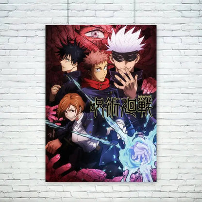 Jujutsu Kaisen Anime POSTER Wall Pictures For Living Room Fall Decor