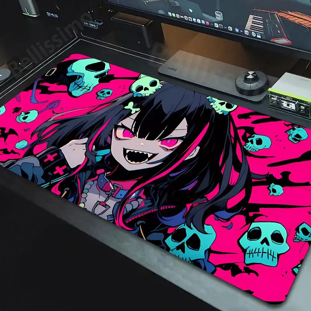 Kawaii Girl Xxl Mouse Pad 1200x600mm Cute Anime Girl Desk Pad PC Computer Office Mouse Pad Keyboard Gamer Gaming Accessories