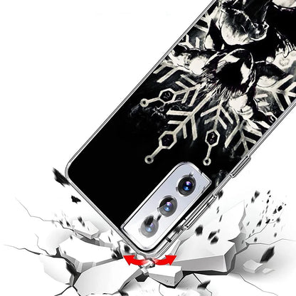 Black White 😈Demon😈Slayer Phnoe Case for Samsung Galaxy S23 S24 Ultra S22 Plus S21 S20 FE S10E S10 S9 S8 + Unique Cover Coque
