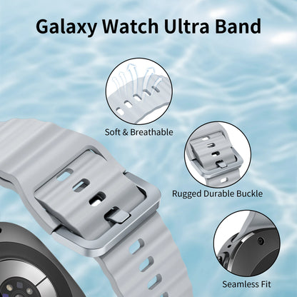 Original Strap for Samsung Galaxy Watch ultra strap 47mm Silicone Bracelet Galaxy Watch 5 pro/4/6 Classic/7 44mm 40mm 43 46 band