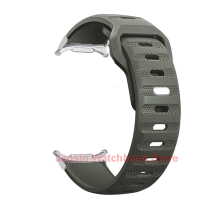 Silicone Strap For Samsung Galaxy Watch Ultra 47mm Watch Band Soft Sport Bracelet Breathable Wristband For Samsung Galaxy Ultra