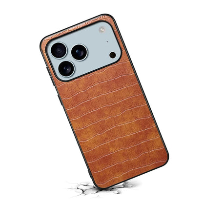 For iPhone 17 Air 17Pro Max Luxury PU Leather Phone Back Case Cover for iPhone 17 17Air 17 Pro Max Shockproof Bumper Coque