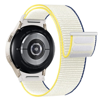 Band For Samsung Galaxy Watch 7/6/4/classic/5 pro 44mm 40mm wrist No Gaps Nylon sport loop correa bracelet Galaxy Watch 7 Strap