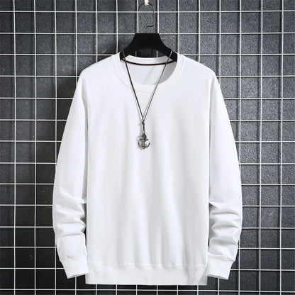 Solid Color Sweatshirts Men 10XL Plus Size Sweatshirt Spring Autumn Tracksuit Men Solid Pullover Big Size 10XL