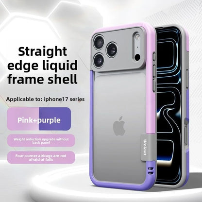 Vibrant Silicone Edge Bumper Case for iPhone 17 Pro Max Air 16 15 14 Plus 13 12 5G - Lens Protection Shockproof Cover