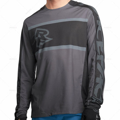 RACE FACE-Motocross Jersey for Men, DH MOTO, MTB, MX Downhill Jersey, Off Road Mountain Spexcel Enduro