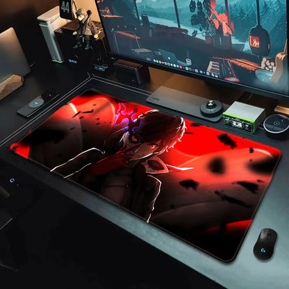 Game Persona P5 Mousepad HD Printing Computer Gamers Locking Edge Non-slip Mouse Pad XXL90x40cm Keyboard PC Desk Pad