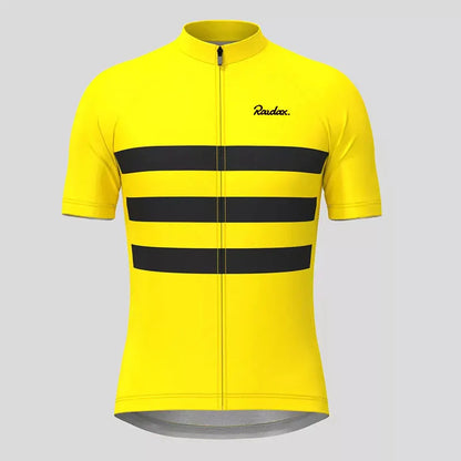 Spandex Cycling Clothing Raudax High Elasticity Short Sleeve Ropa Ciclismo Summer Men Top Jersey Bike Shirts Uniform Cycling Kit