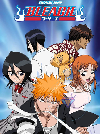 B-Bleach Anime Diamond Painting Kit 5D DIY Diamond Embroidery Handmade Art Children's Exquisite Gift Crafts Home Decoration