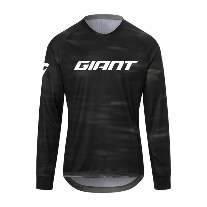 Off-road Endurance Downhill Jersey MTB Bicycle Shirt BMX Mountain Bike Sweatshirt Breathable Quick-Drying Shirt