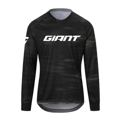 Off-road Endurance Downhill Jersey MTB Bicycle Shirt BMX Mountain Bike Sweatshirt Breathable Quick-Drying Shirt
