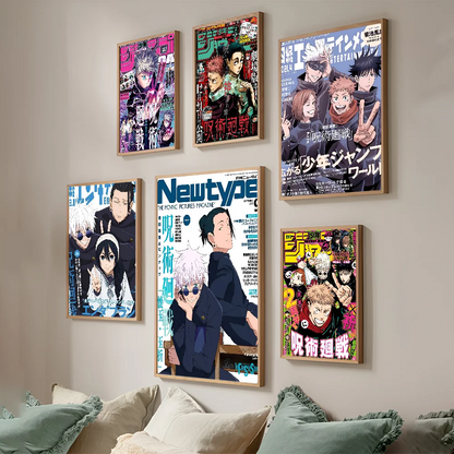 Jujutsu Kaisen Good Quality Prints and Posters Whitepaper Sticker DIY Room Bar Cafe Aesthetic Art Wall Painting