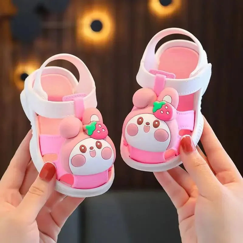 Sandalias Shoes for Girl Children Sandals Garden Shoes New Summer Cartoon Boy Beach Shoe Soft Soled Girls Walking Shoe Baby Shoe