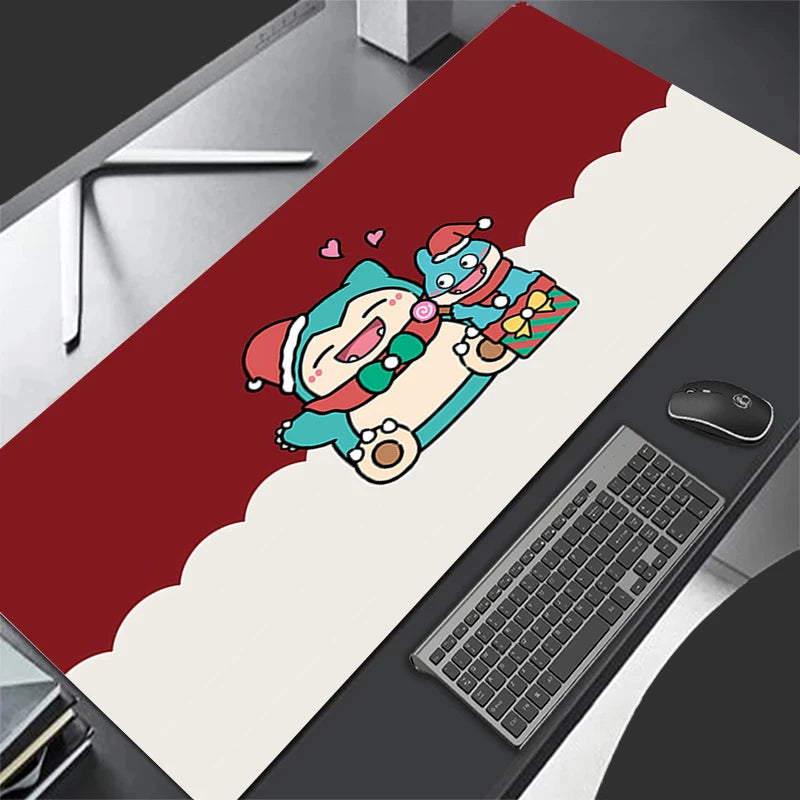 Mouse Pad Gaming Accessories PC Anime Gamer Big P-pokemonS S-snorlax Computer Desk Mat Laptop Varmilo Keyboard Rug Cute Mousepad