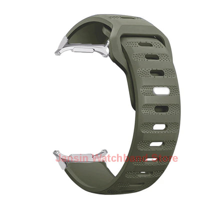 Silicone Strap For Samsung Galaxy Watch Ultra 47mm Watch Band Soft Sport Bracelet Breathable Wristband For Samsung Galaxy Ultra