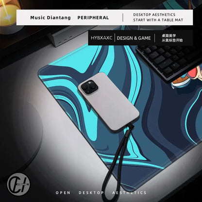 Anime Pokemon Mouse Pad Gengar Greninja Mewtwo Charizard Eevee XXL Mousepad Computer Keyboard Pad Manga Accessories Desk Mat