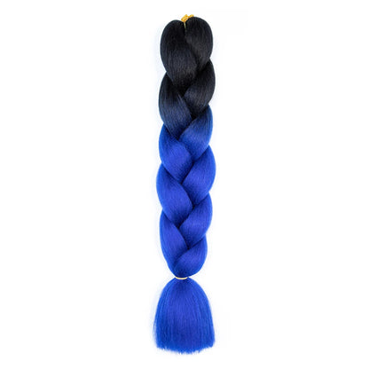 AZQUEEN 24 Inch Jumbo Braids Extensions Synthetic Braiding Hair Afro Ombre Color kanekalon Hair for Children Braid
