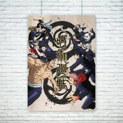 Jujutsu Kaisen Anime POSTER Wall Pictures For Living Room Fall Decor